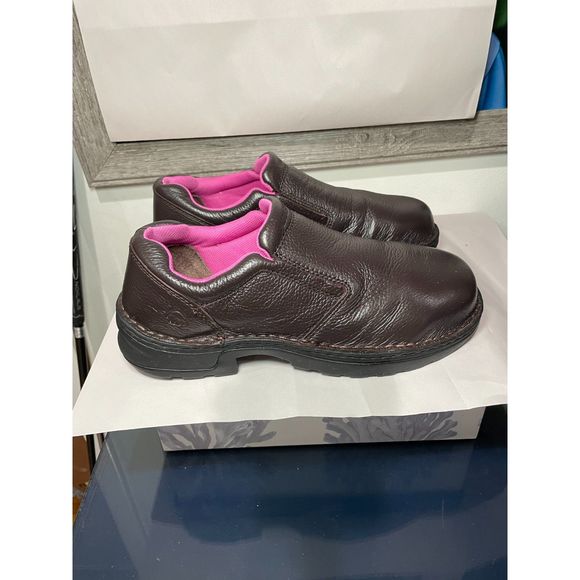 WOLVERINE  Bailey Soft Toe Slip-on‎ Shoes Slip Resistant Sz 8.5M - Picture 4 of 10